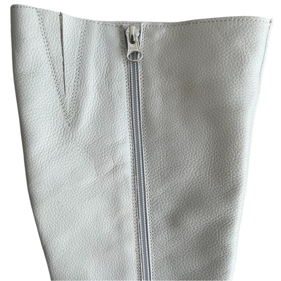 L’INTERVALLE Off White Leather Boots 41 / 10 women - Picture 12 of 16